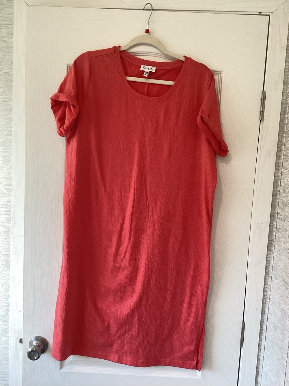 Jessica Simpson Coral Midi Dress XL EUC